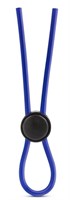 Синее эрекционное лассо Silicone Loop Cock Ring - фото 1327283