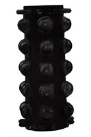 Набор из 7 черных насадок Penis Sleeves Set 197370