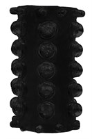 Набор из 7 черных насадок Penis Sleeves Set 197370