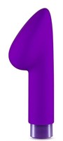 Фиолетовый вибромассажер B4 - 13,97 см. - фото 1338704
