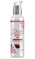 Женская смазка на водной основе с ароматом шоколада Desire Flavored Lubricant Chocolate Kiss - 59 мл. - фото 1418143
