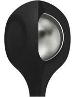 Черные утяжеленные анальные шарики Anal Essentials Weighted Silicone Anal Balls - 34,3 см. - фото 1327492