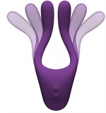 Фиолетовый вибростимулятор Bendable Multi Erogenous Zone Massager with Remote - фото 1327497