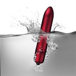 Красный мини-вибратор Rouge Allure - 16 см. - фото 1328201