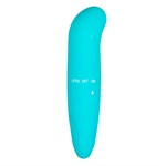 Голубой мини-вибратор для G-стимуляции Easytoys Mini G-Spot Vibrator - 12 см. 197813 - фото 623504