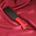 Черная шлепалка  Хлопушка  с красной ручкой - 32 см. - фото 1423654