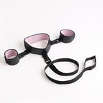 Черно-розовый эротический набор из 7 предметов - фото 1436549