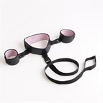Черно-розовый эротический набор из 7 предметов - фото 1415447