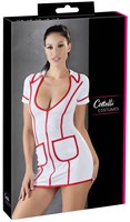 Сексуальное платье медсестры на молнии - фото 1329208