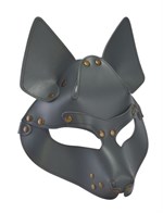 Серая маска Wolf с клепками - фото 1330063