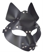 Черная маска Wolf с шипами - фото 1330064