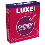 Презервативы с ароматом вишни LUXE Royal Cherry Collection - 3 шт. - фото 320333
