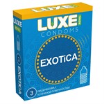 Текстурированные презервативы LUXE Royal Exotica - 3 шт. - фото 1338791