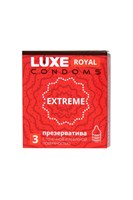 Текстурированные презервативы LUXE Royal Extreme - 3 шт. 198350 - фото 48554