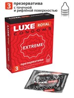 Текстурированные презервативы LUXE Royal Extreme - 3 шт. 198350 - фото 848455 Текстурированные презервативы LUXE Royal Extreme - 3 шт. 198350 - фото 848455