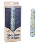 Голубой классический вибратор Naughty Bits Mother Fucker Personal Vibrator - 18 см. - фото 1330720