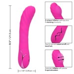 Розовый вибромассажер Insatiable G Inflatable G-Wand с функцией расширения - 21,5 см. - фото 1330746