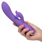 Фиолетовый вибромассажер Inflatable G-Flutter с функцией расширения - 21 см. - фото 1330759