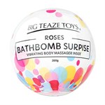 Бомбочка для ванны Bath Bomb Surprise Rose + вибропуля - фото 1419592