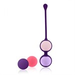 Фиолетовая оболочка с 4 сменными шариками Pussy Playballs - фото 473539