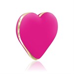 Ярко-розовый вибратор-сердечко Heart Vibe - фото 1331163