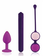Фиолетовый вибронабор First Vibe Kit - фото 473546