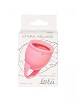 Розовая менструальная чаша Magnolia - 15 мл. - фото 313961
