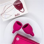 Набор из 2 малиновых менструальных чаш Peony 198560