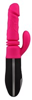 Ярко-розовый вибростимулятор-кролик для зоны G Pink Punch - 28,1 см. - фото 302662