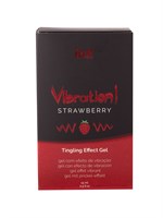 Жидкий интимный гель с эффектом вибрации Vibration! Strawberry - 15 мл. - фото 1433833