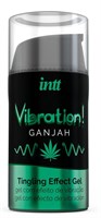 Жидкий интимный гель с эффектом вибрации Vibration! Ganjah - 15 мл. - фото 35219