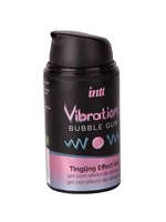 Жидкий интимный гель с эффектом вибрации Vibration! Bubble Gum - 15 мл. - фото 1433845