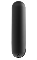 Черная перезаряжаемая вибропуля Clio - 7,6 см. - фото 1332037
