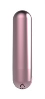 Розовая перезаряжаемая вибропуля Clio - 7,6 см. - фото 1332047