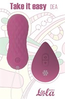 Фиолетовые вагинальные виброшарики Dea с пультом ДУ - фото 1332052