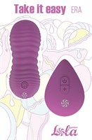 Фиолетовые вагинальные виброшарики Era с пультом ДУ - фото 1332054