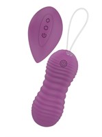 Фиолетовые вагинальные виброшарики Era с пультом ДУ - фото 1332053