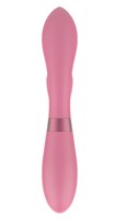 Розовый вибратор-кролик Indeep Juna - 21,5 см. - фото 1369678