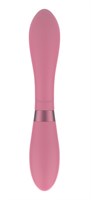 Розовый вибратор-кролик Indeep Theona - 21,5 см. - фото 1331860