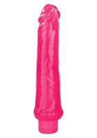 Розовый гелевый вибратор Super Shower Sweetheart  - 23 см. - фото 241956