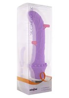 Фиолетовый вибратор CLASSIC G-SPOT - 23 см. - фото 242031