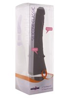 Чёрный реалистичный вибратор CLASSIC SMOOTH - 20,5 см. - фото 242039 Чёрный реалистичный вибратор CLASSIC SMOOTH - 20,5 см. - фото 242039