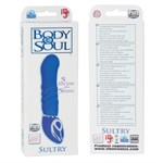 Синий вибратор Body Soul Sultry Blue - фото 242086