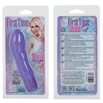 Сиреневый вибратор FIRST TIME SILICONE G PURPLE - фото 242104