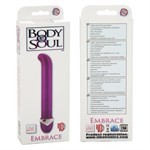 Розовый вибратор Body Soul Embrace - фото 242137