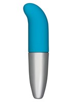 Голубой вибростимулятор точки G Funky Viberette - 13 см. - фото 242169