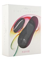 Чёрное виброяйцо VIBE THERAPY SAVOR - фото 242222 Чёрное виброяйцо VIBE THERAPY SAVOR - фото 242222