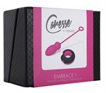 Розовое виброяйцо EMBRACE I REMOTE CONTROL EGG с пультом ДУ - 7,5 см. - фото 242258 Розовое виброяйцо EMBRACE I REMOTE CONTROL EGG с пультом ДУ - 7,5 см. - фото 242258