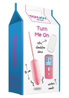 Розовое мультискоростное виброяйцо TURN ME ON THE NEXT с насадкой - 8 см. - фото 242298 Розовое мультискоростное виброяйцо TURN ME ON THE NEXT с насадкой - 8 см. - фото 242298