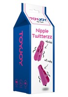 Розовые клипсы на соски или клитор с вибрацией NIPPLE TWITTERZ CLIPS - фото 242335 Розовые клипсы на соски или клитор с вибрацией NIPPLE TWITTERZ CLIPS - фото 242335
